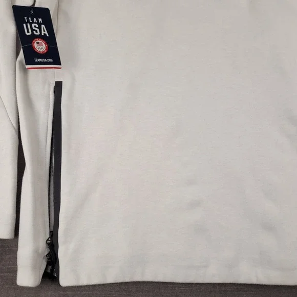 Nike Tech Pack Olympic Team USA Hoodie Pullover Jacket White Womens XL New Flaws - Picture 14 of 16